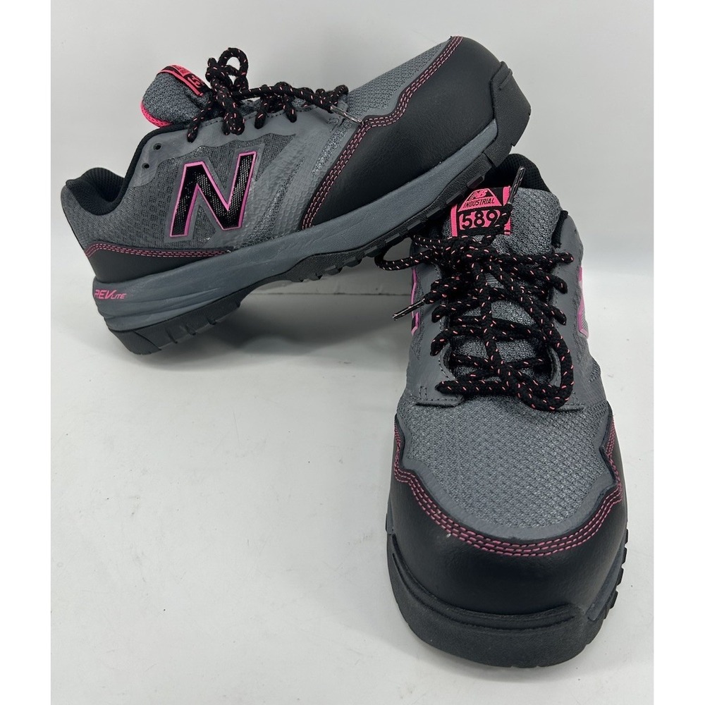 New Balance 589v1 Industrial Work Sneakers Gray And Pink Women's 9 NEW